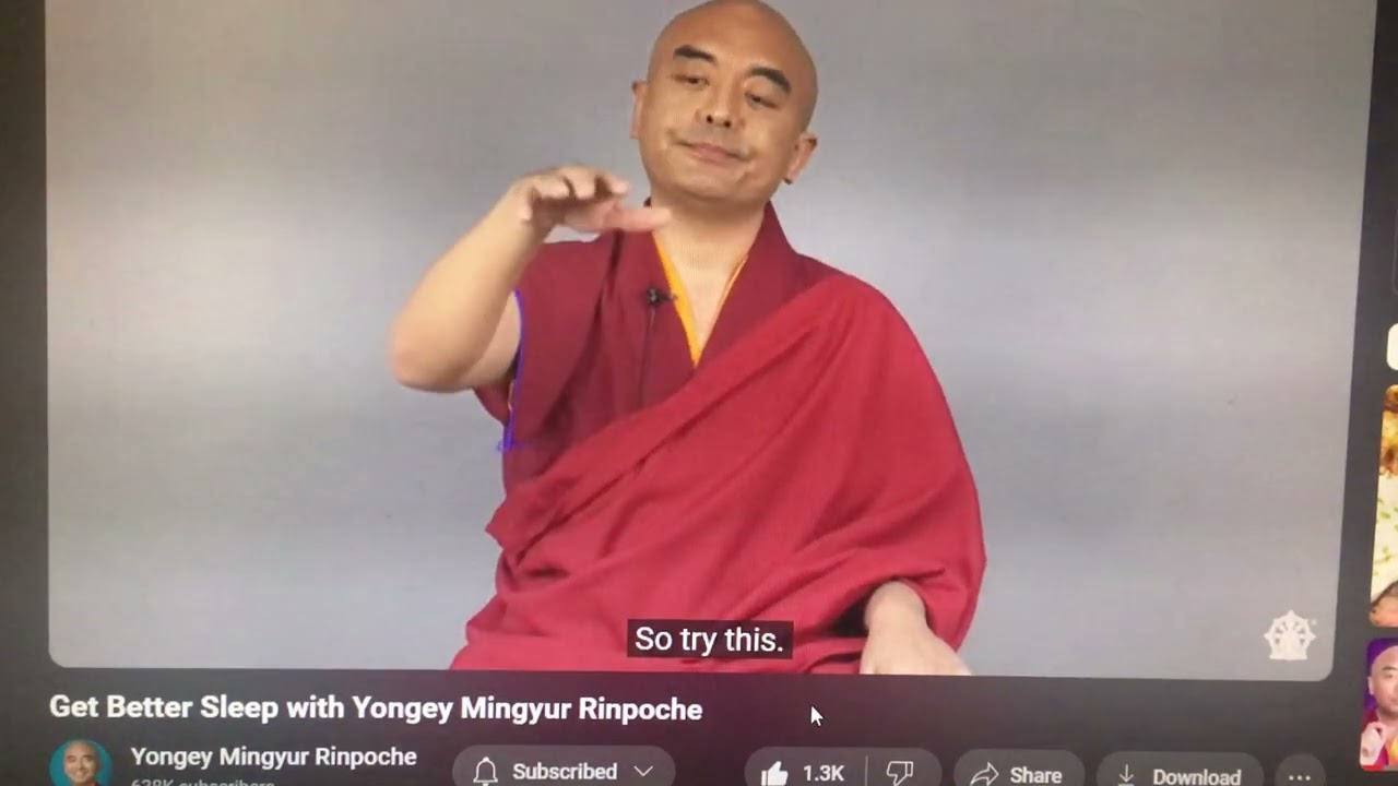 明就仁波切教学-如何用禅修帮助睡眠 #睡不着也休息 #sleepingmeditation  #意守丹田