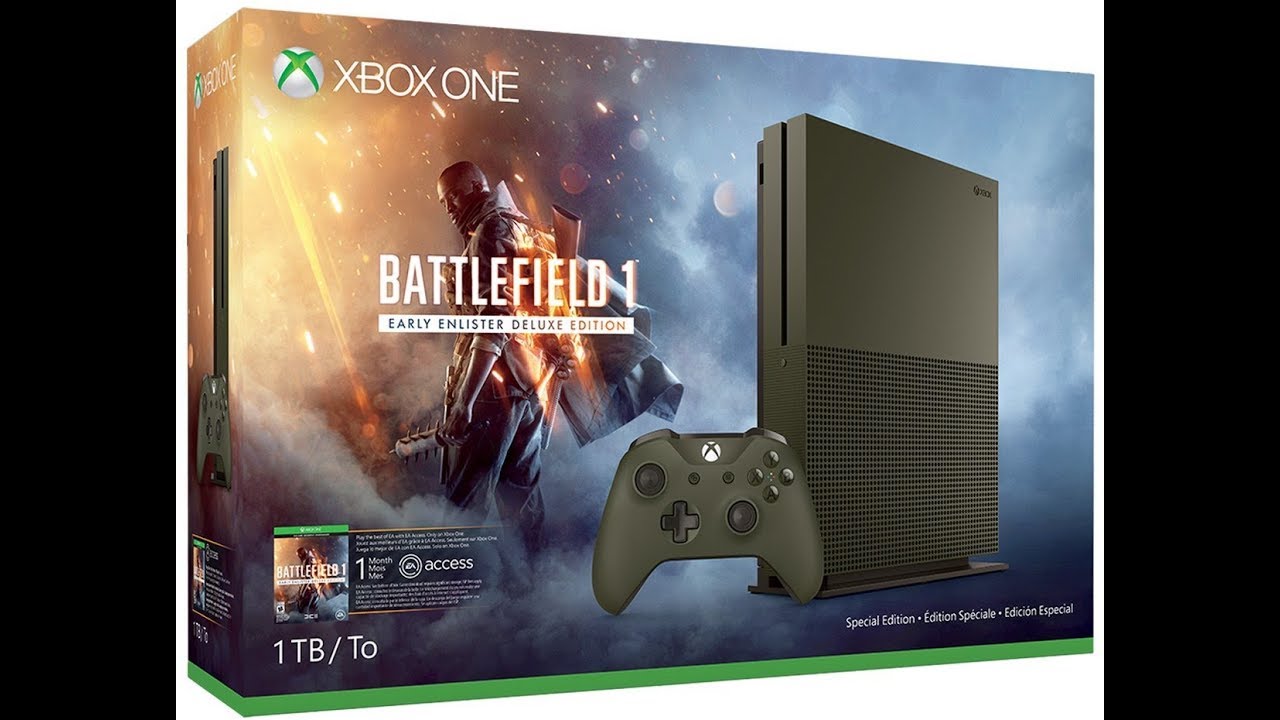 Xbox One S 1TB Console &ndash; Battlefield 1 Special Edition Bundle Review 2017 TopReviews