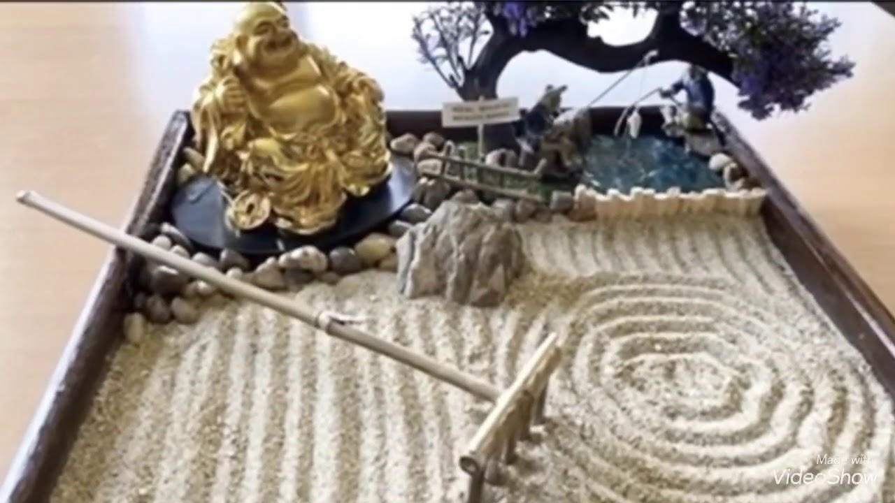 MINI ZEN GARDEN “KARENSANSUI” (Woodworks/Arts & Crafts/Dry Landscape)