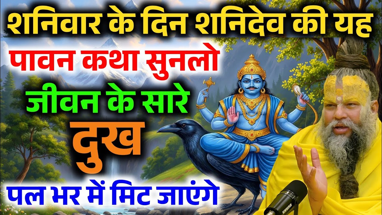 शनिवार के दिन शनिदेव जी की यह पावन कथा सुन लो, सारे दुख हो जाएंगे समाप्त ! Premanand ji Maharaj