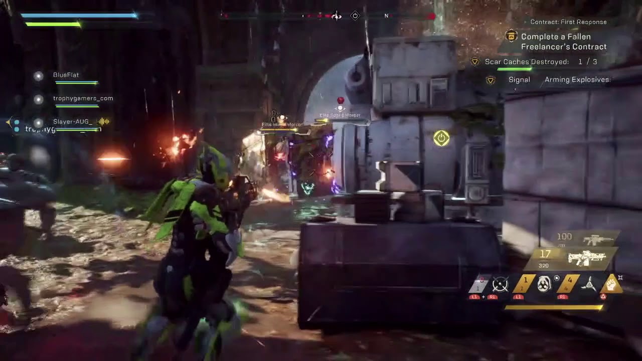 Anthem All Ultimate Abilities Showcase