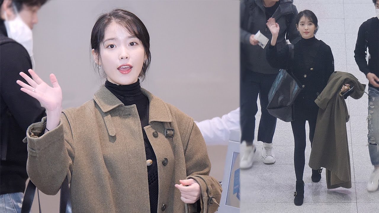 191226 아이유 자카르타 출국 직캠 4K IU Departure fancam @ 인천공항 by Spinel