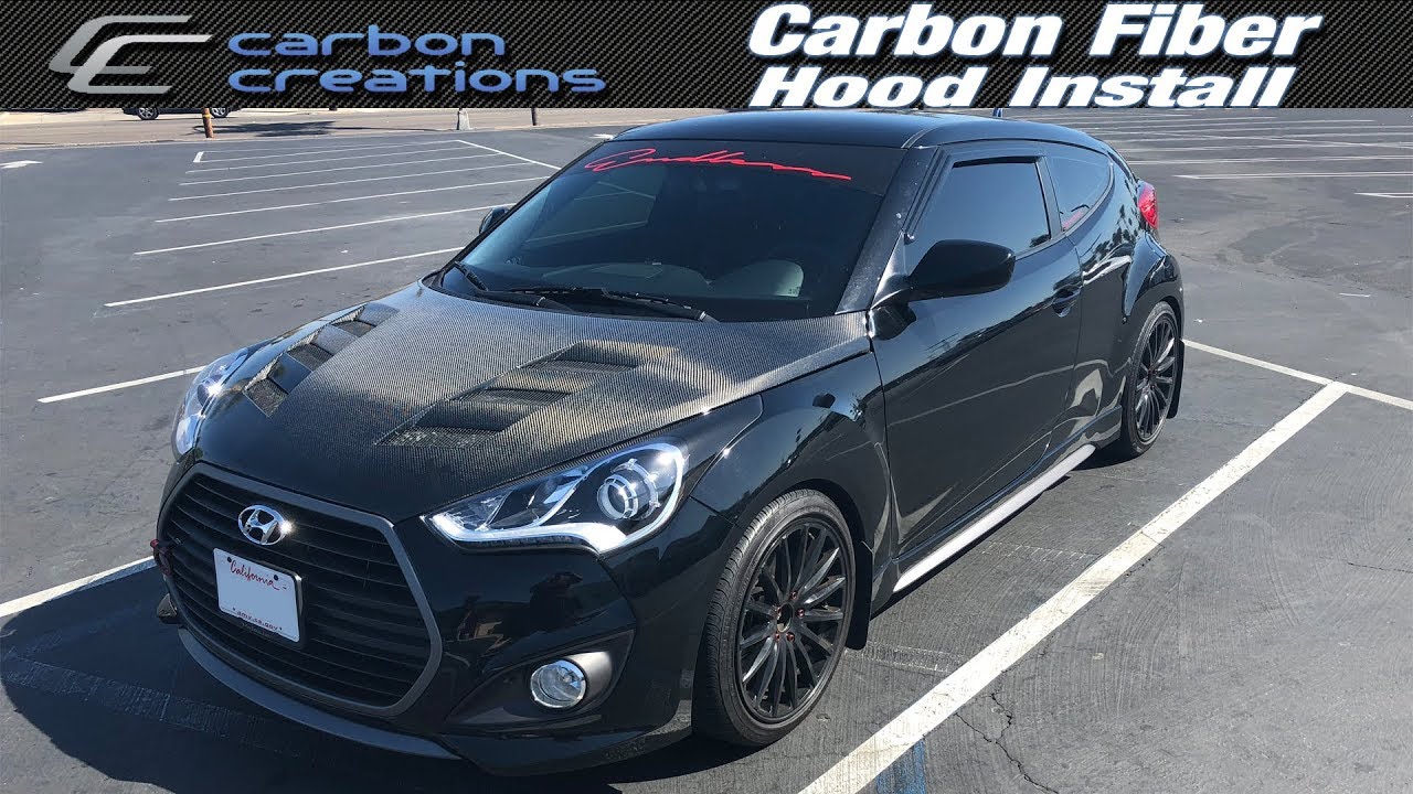 Carbon Creations Carbon Fiber Hood Install