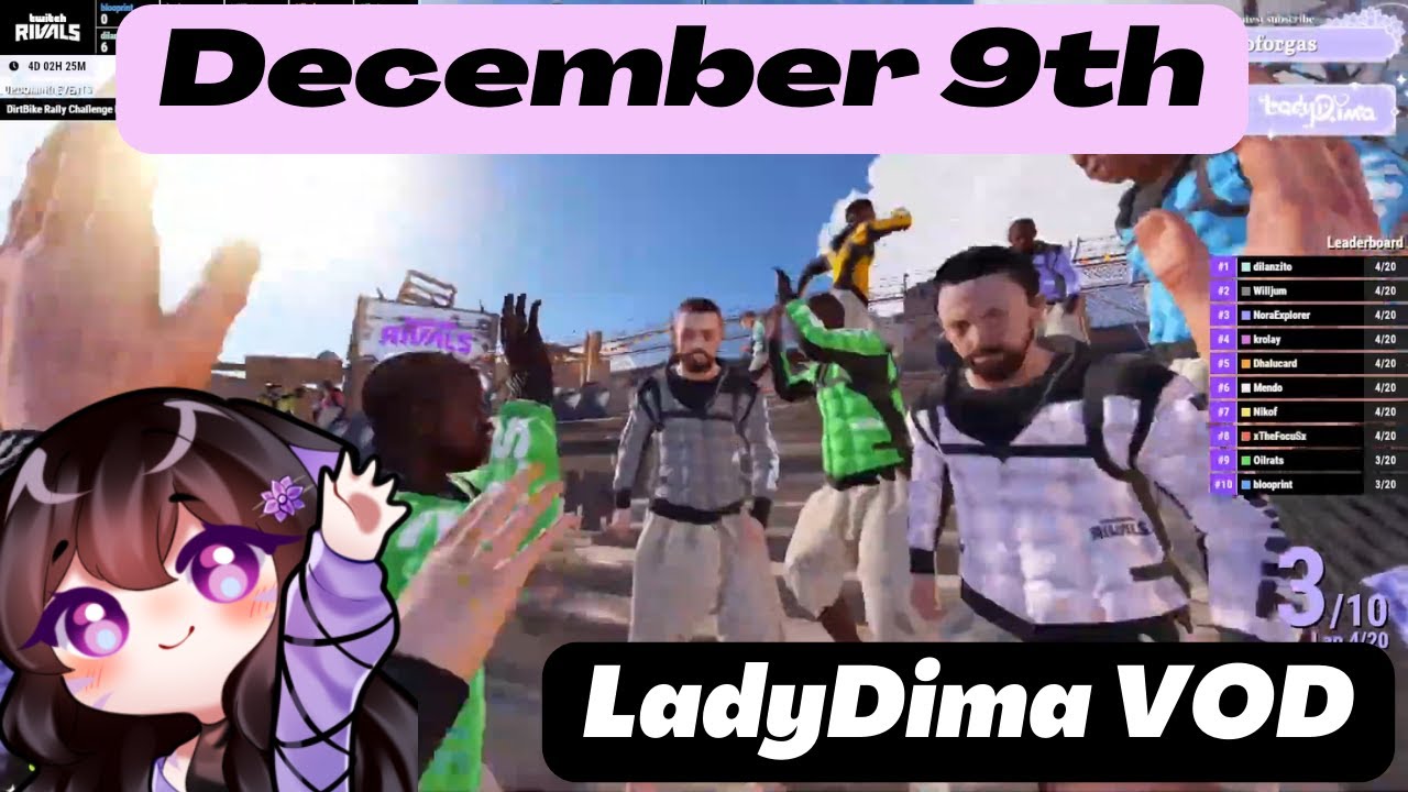 [December 9th, 2024] ladydima ⚔️Rust Team Battle 5⚔️ 👾Twitch Rivals👾⚔️Day： 1⚔️