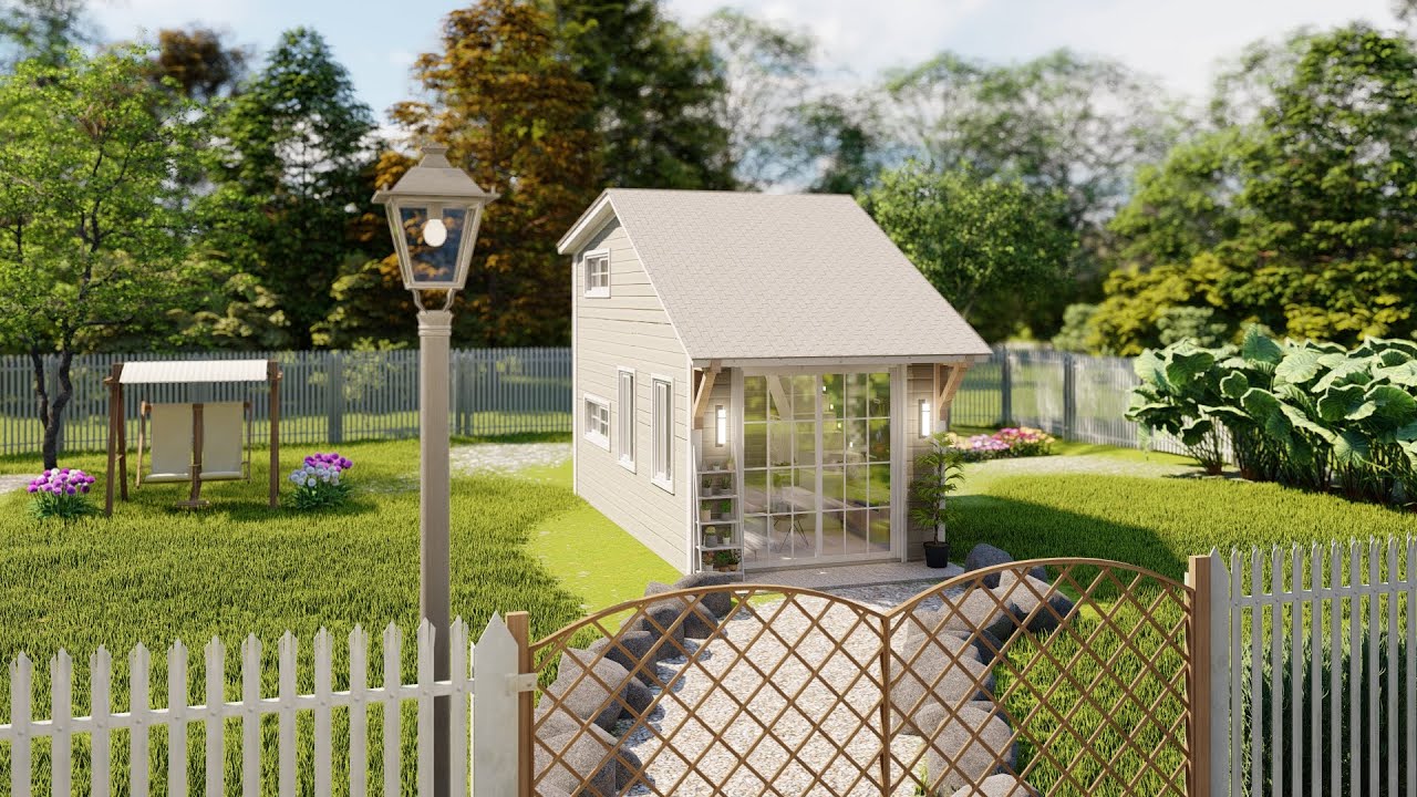 (3x6 Meters) Lofted Lifestyle: Small House Living with Elevated Comfort (18 Sqm 200 Sqft)