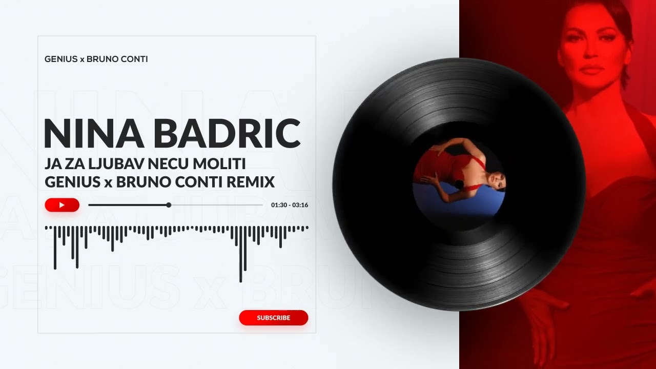 Nina Badric - Ja za ljubav neću moliti ( Genius x Bruno Conti REMIX )