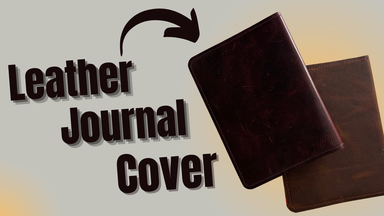 Кожаная обложка для блокнота ручной работы | Подходит для журналов, Библий и книг