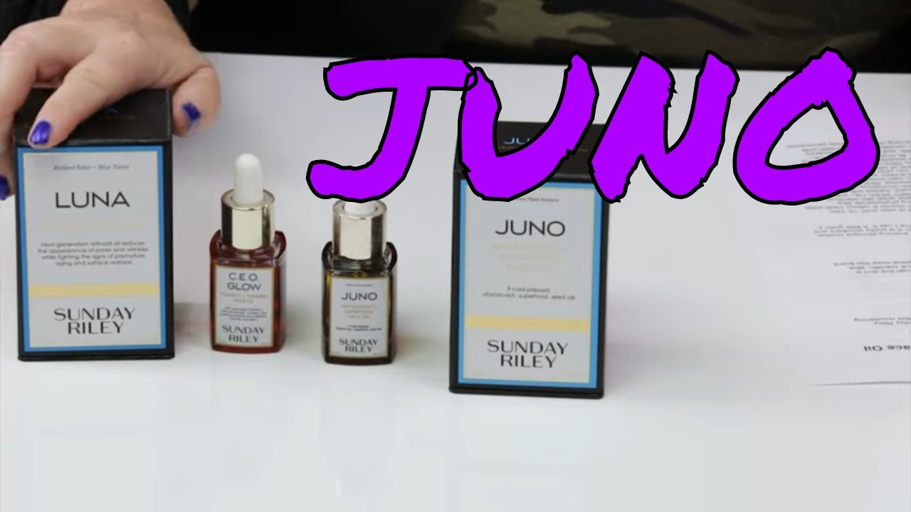 Sunday Riley JUNO Antioxidant + Superfood Face Oil Review and How to Use