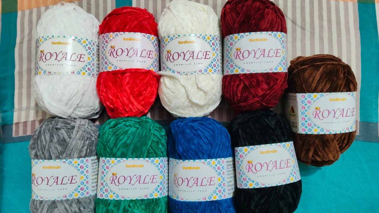 Vardhman royale Chenille Yarn 🧶 small business owner from Punjab 