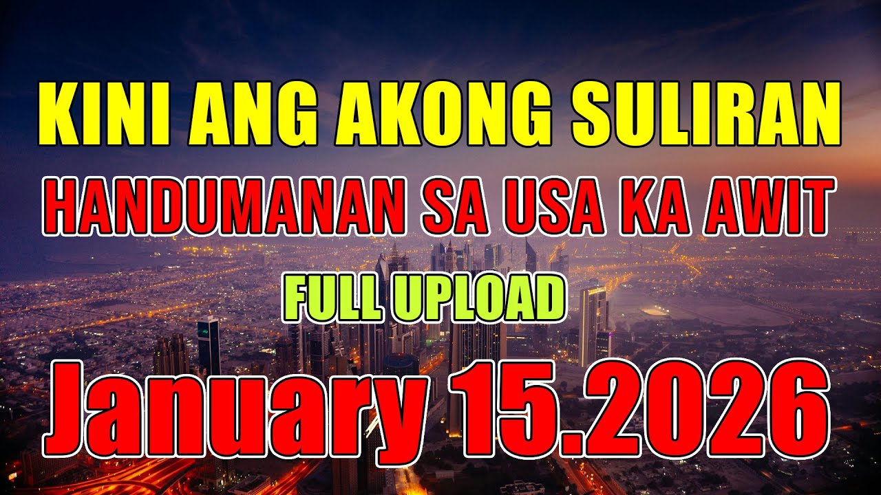 [1 HOUR] Kini Ang Akong suliran ug Handumanan sa Usa Ka awit. | Full upload | January 15.2026
