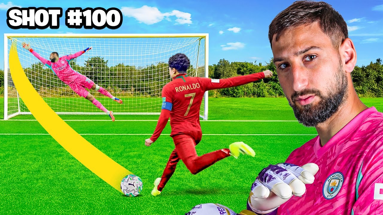 I TOOK 100 SHOTS VS PRO KEPPER THIS HAPPENED 