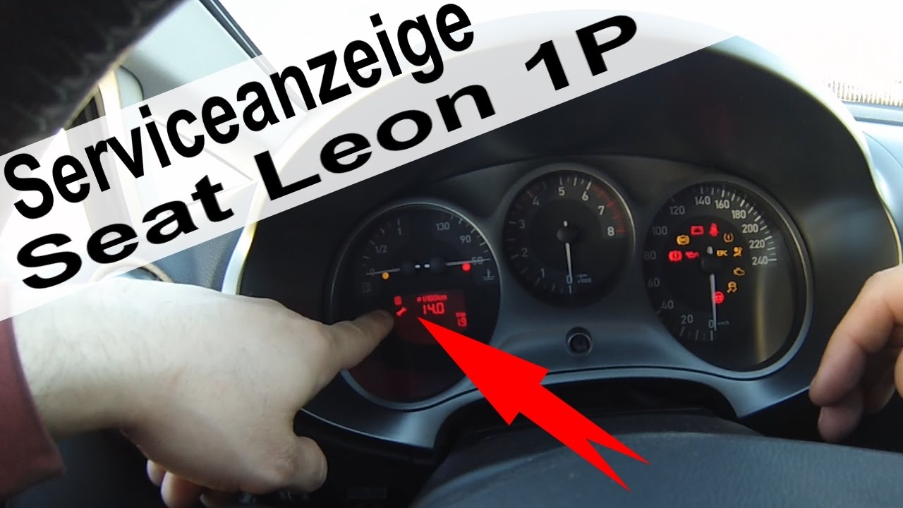 Service anzeige zurücksetzen am Seat Leon 1P