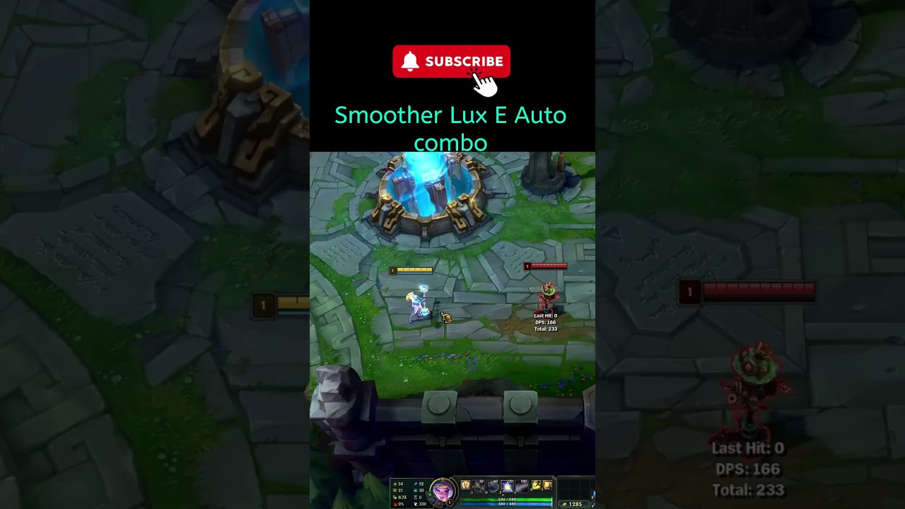League of legends Smoother Lux E auto combo #leagueoflegendstips #lux