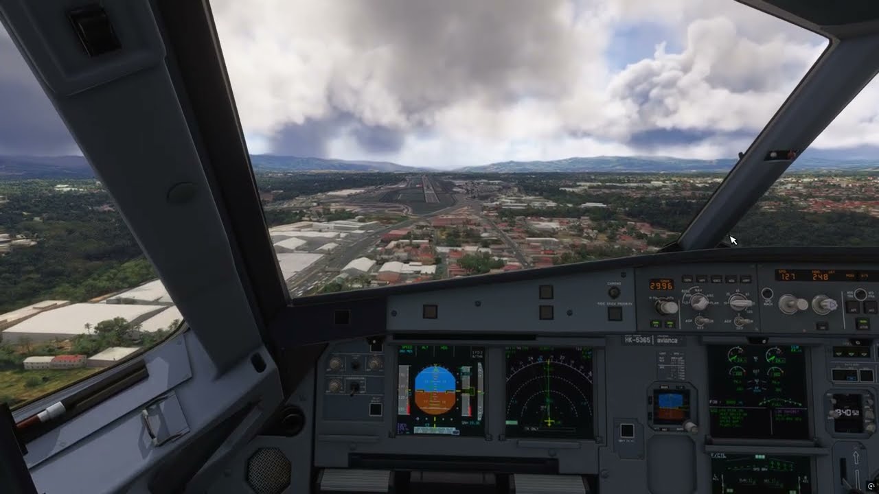 CYRUS VISUAL APPROACH RUNWAY 25 MROC/SJO (COSTA RICA) MFS2024 x VATSIM