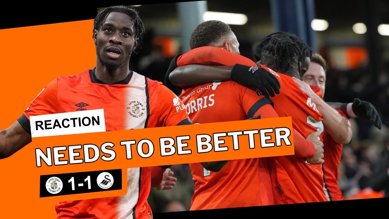 SO MANY QUESTIONS?! Luton Town 1-1 Swansea City | Match Reaction | EFL Championship
