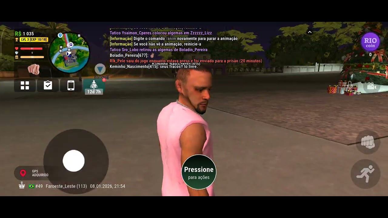 #riorise Liberdade cantor e ainda fiquei testando a fé dos policial 😃