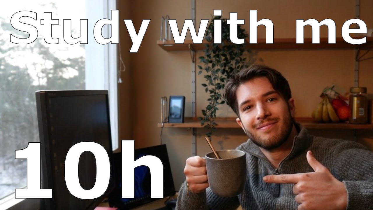 [LIVE🔴] STUDY WITH ME (10h) Cozy Stream in Sweden (Exam Season Edition) 🫡📚🤓