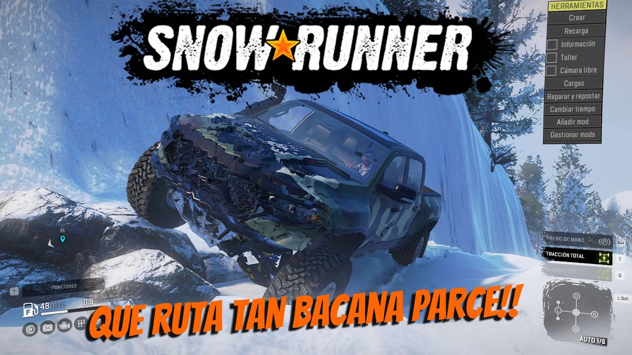 EXPLORANDO EL GAUNTLET MAP 2 EN SNOWRUNNER #snowrunner