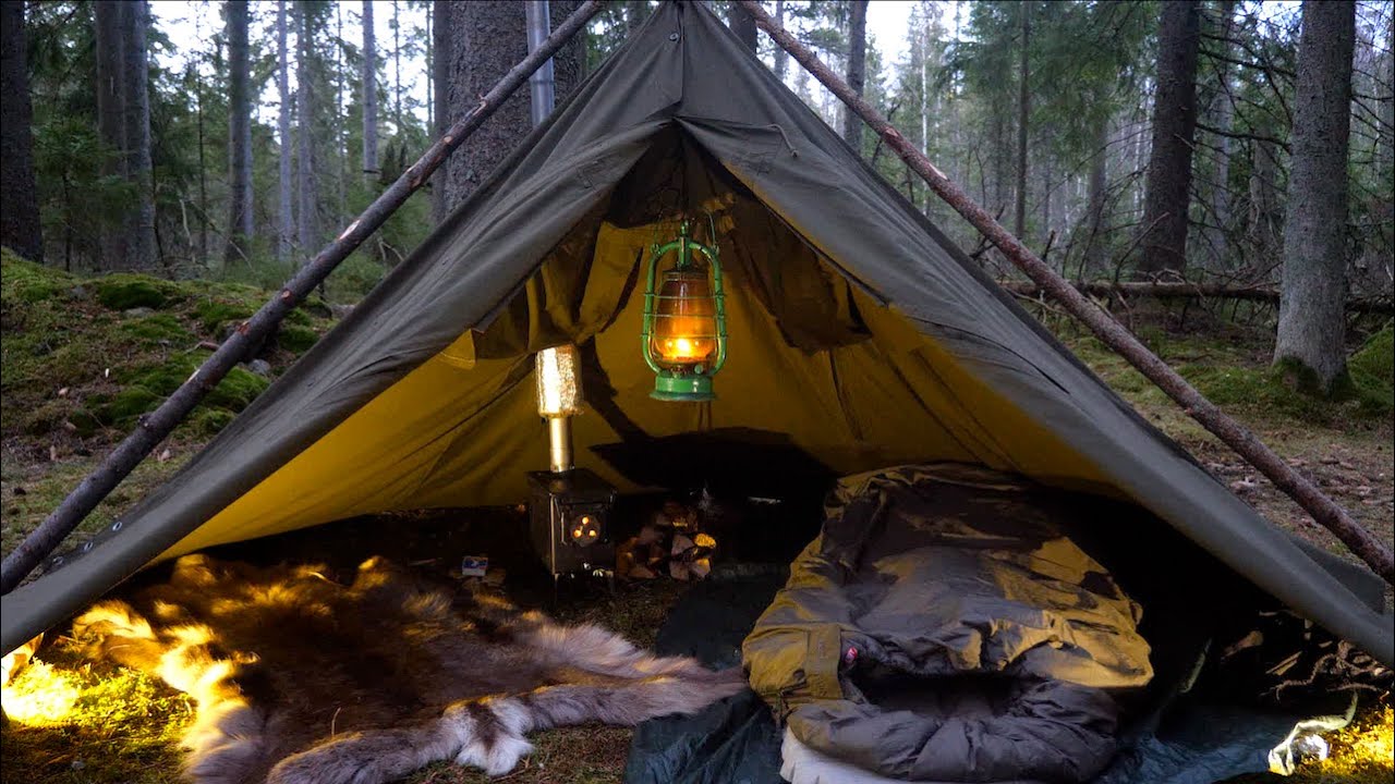 3 DAYS CANVAS LAVVU HOT TENT - AMMO CAN PIZZA - CATCH AND COOK
