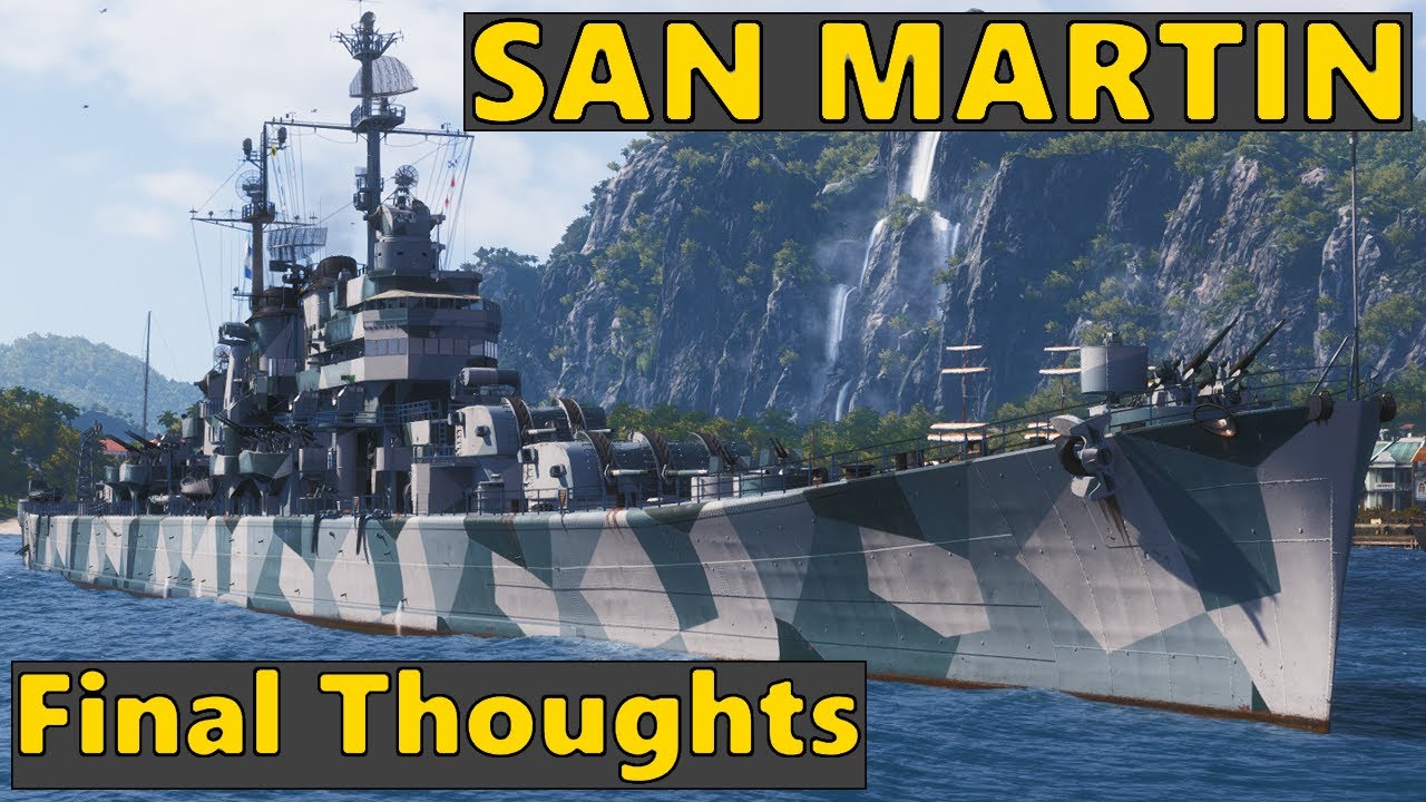 San Martin — аргентинский крейсер T10 с деревом технологий | World of Warships