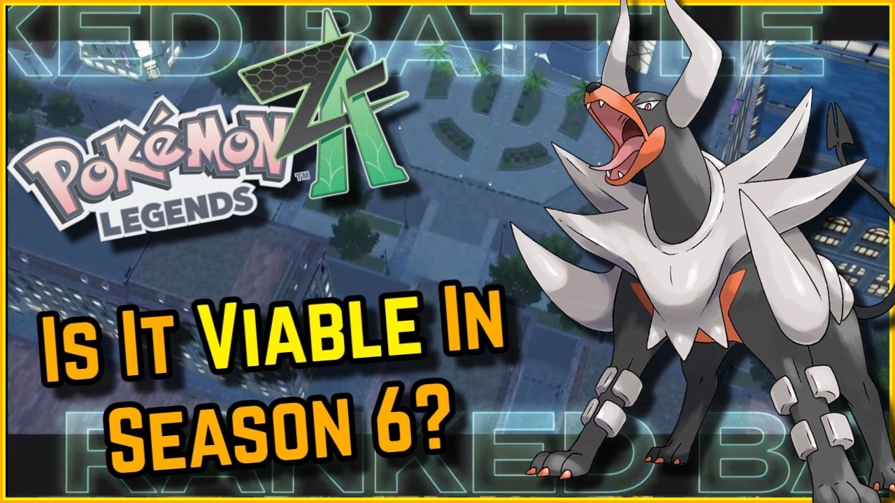 So I Tried Mega HOUNDOOM In Season 6... - Pokemon Legends ZA Ranked Wifi Battles