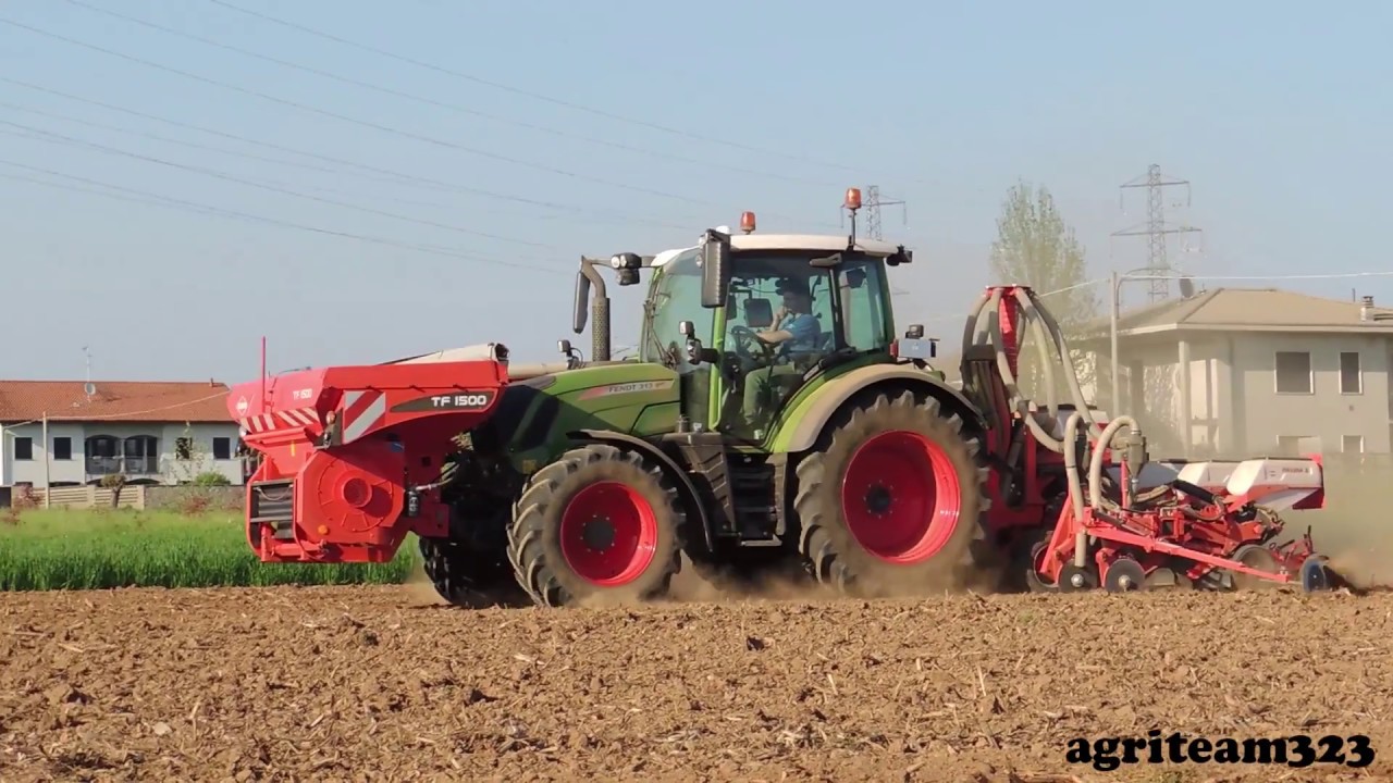 Fendt 313 S4 - Kuhn TF 1500 - Kuhn Maxima 2 | Az. Agr. Carnelli | Semina Mais | agriteam323
