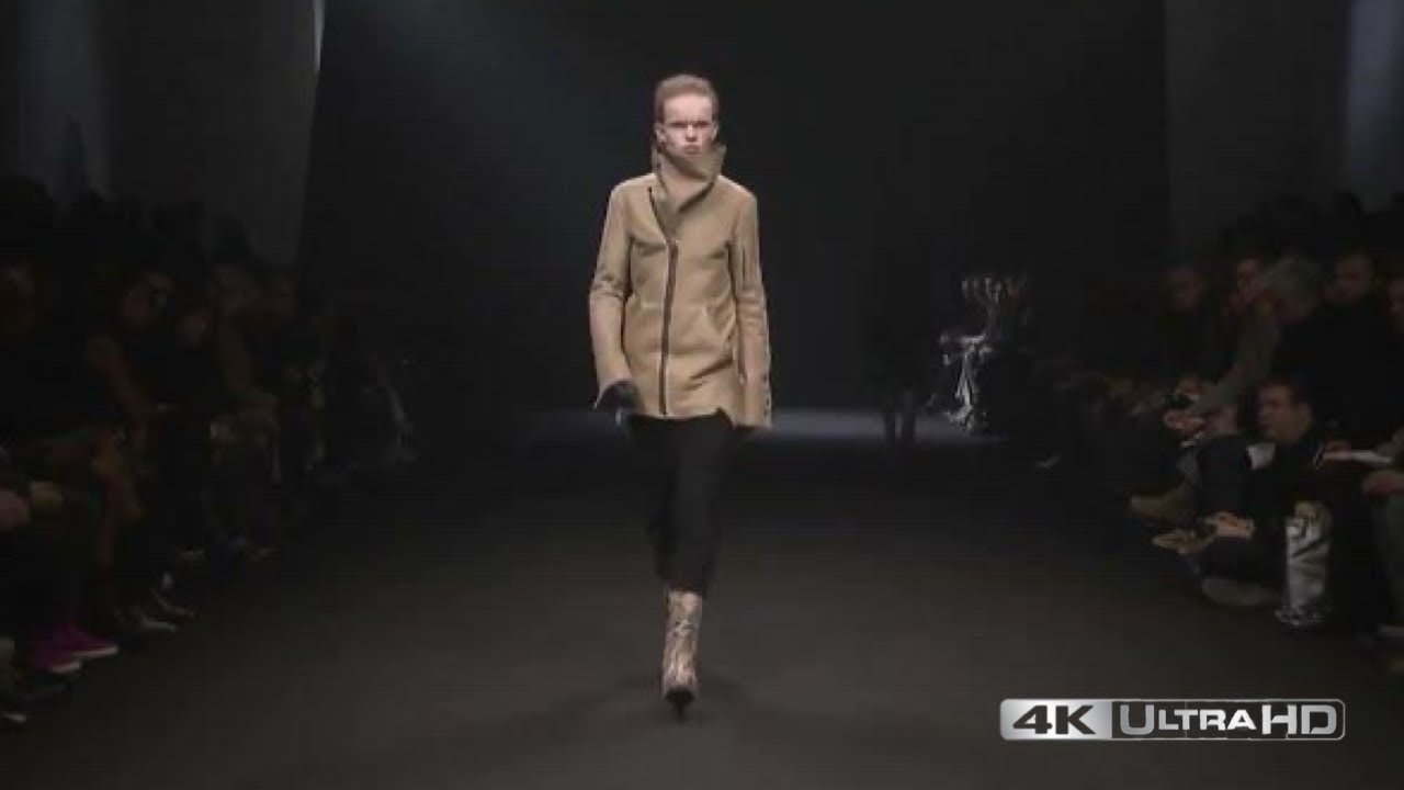 Rick Owen's - FW10 GLEAM Men's Runway Collection - 4k Ultra HD