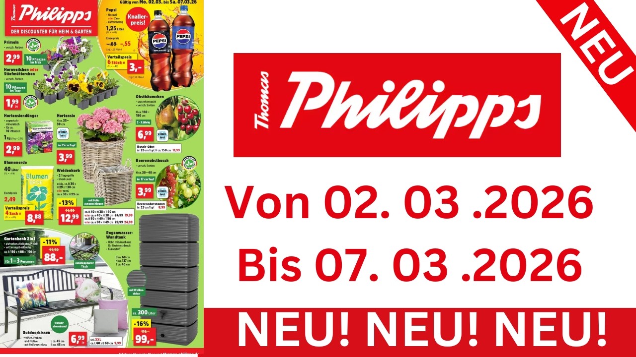 Thomas Philipps Prospekte Angebote Werbung Gültig ab 02.03.2026 bis 07.03.2026