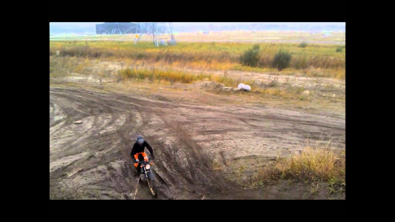 Suzuki DR500 rollover crash