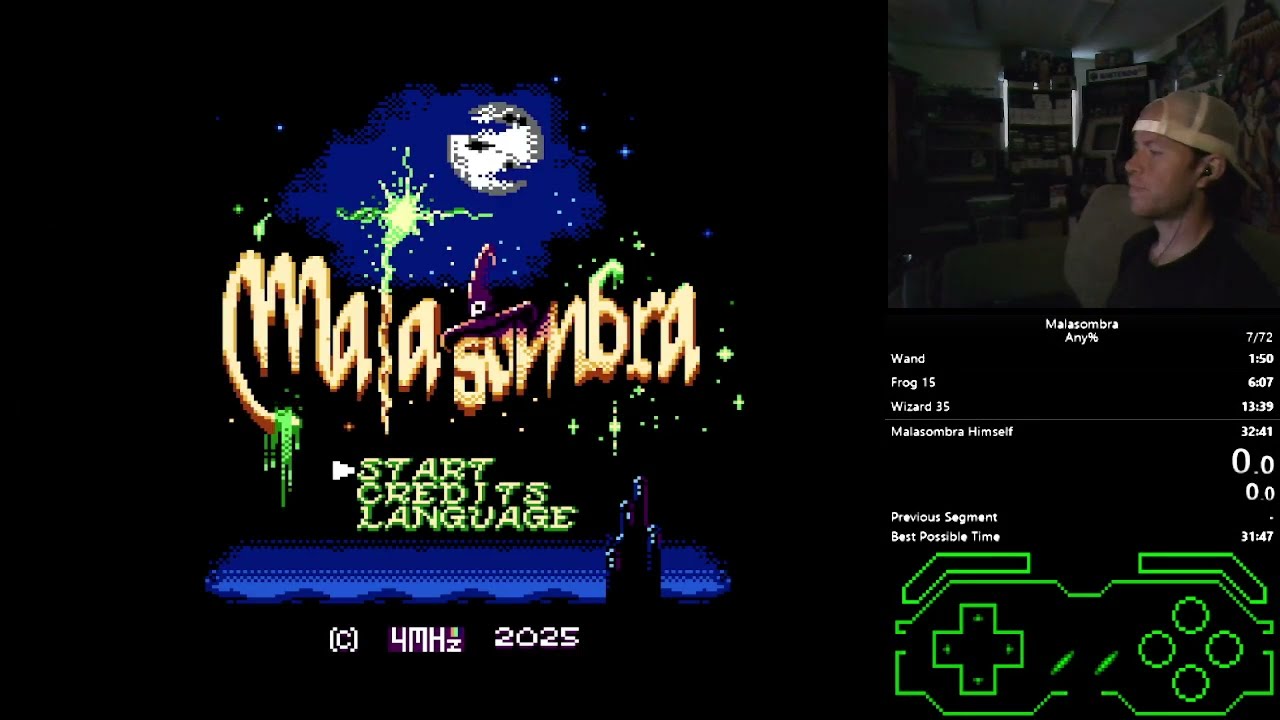 Malasombra (NES) Any% 32:10