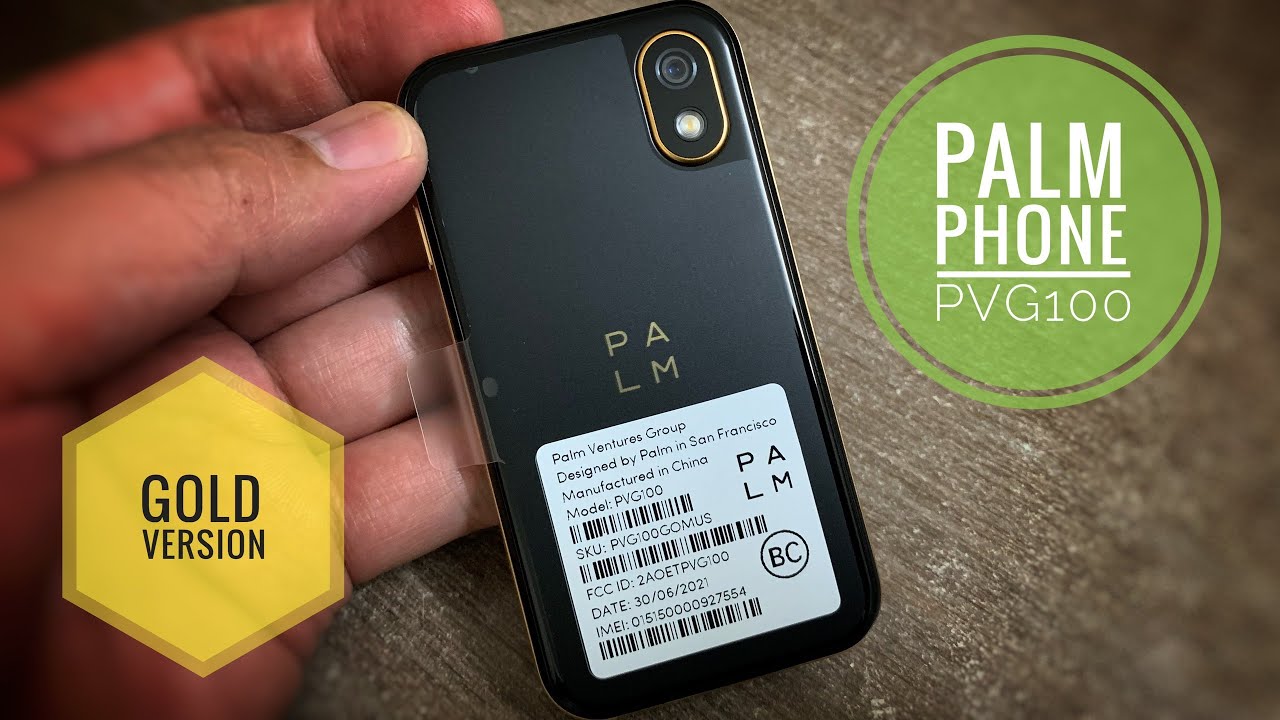 Luxury Palm Phone PVG100 Gold Version.