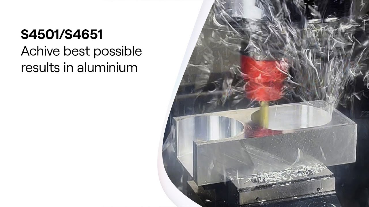 Seco S4501 S4651 best end mills for machining aluminum | Seco tools