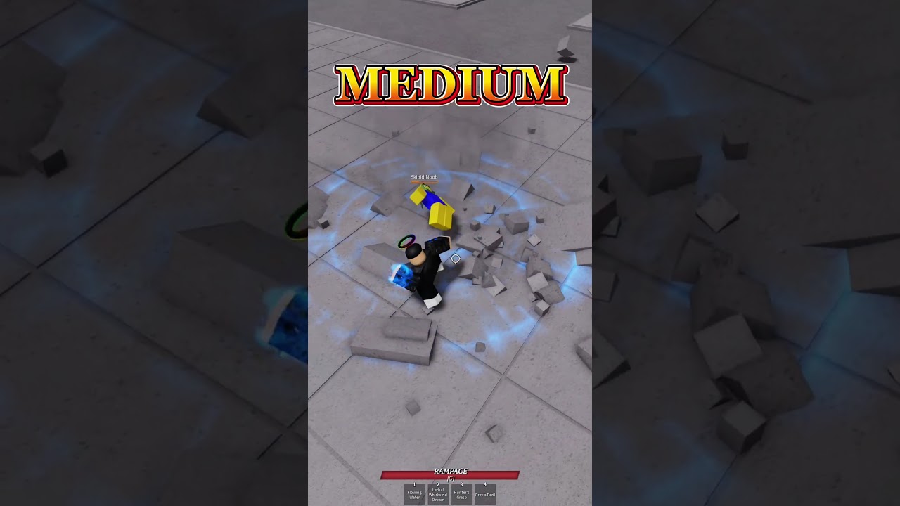 Garou Combo Levels: Easy, Medium And Hard || Roblox The Strongest Battlegrounds