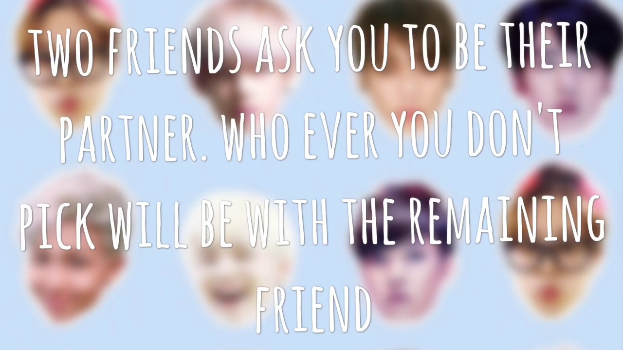 BTS Would You Rather/RP (ish)