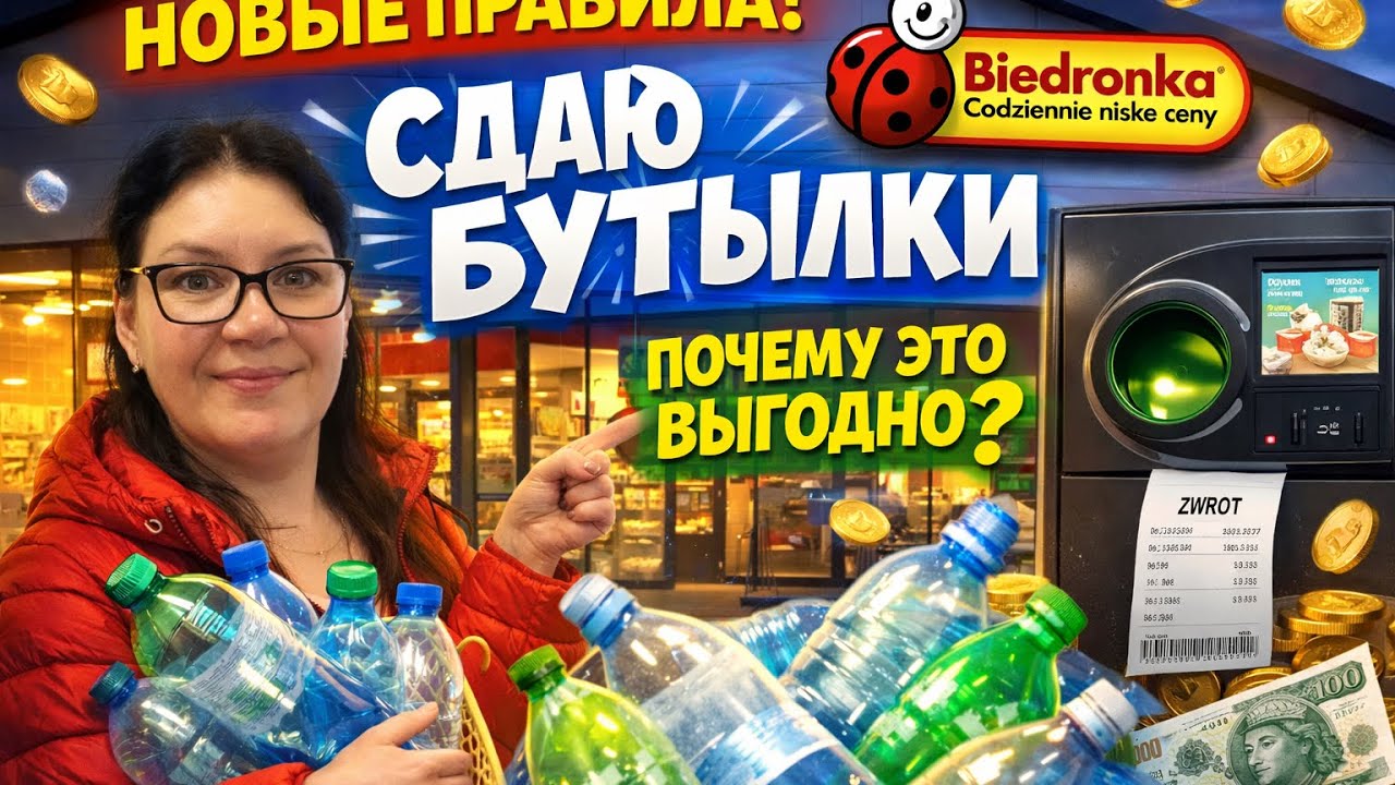 Жизнь в Польше /Зачем я сдаю бутылки😊