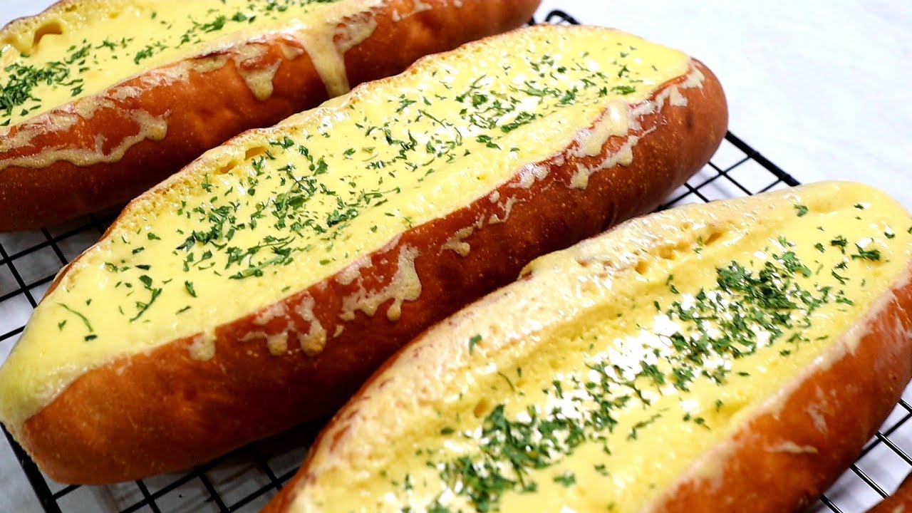 단짠단짠!! 끝판왕! 연유 치즈바게트 만들기 (소프트 바게트) - condensed milk cheese Baguette Recipe (soft Baguette)
