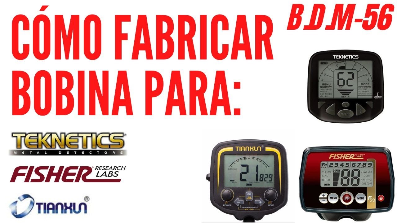 👉💥Cómo fabricar una BOBINA para los DETECTORES de METAL marca TIANXUN, FISHER y TEKNETICS💥
