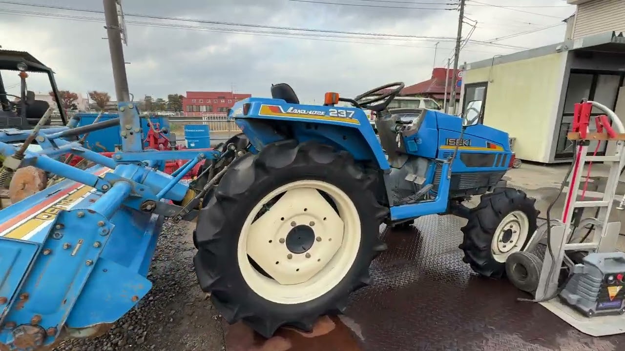 Видеотест. Японский мини трактор ISEKI TU237