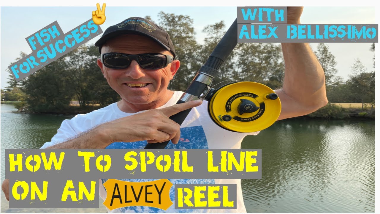 How to spool line on Alvey Reel