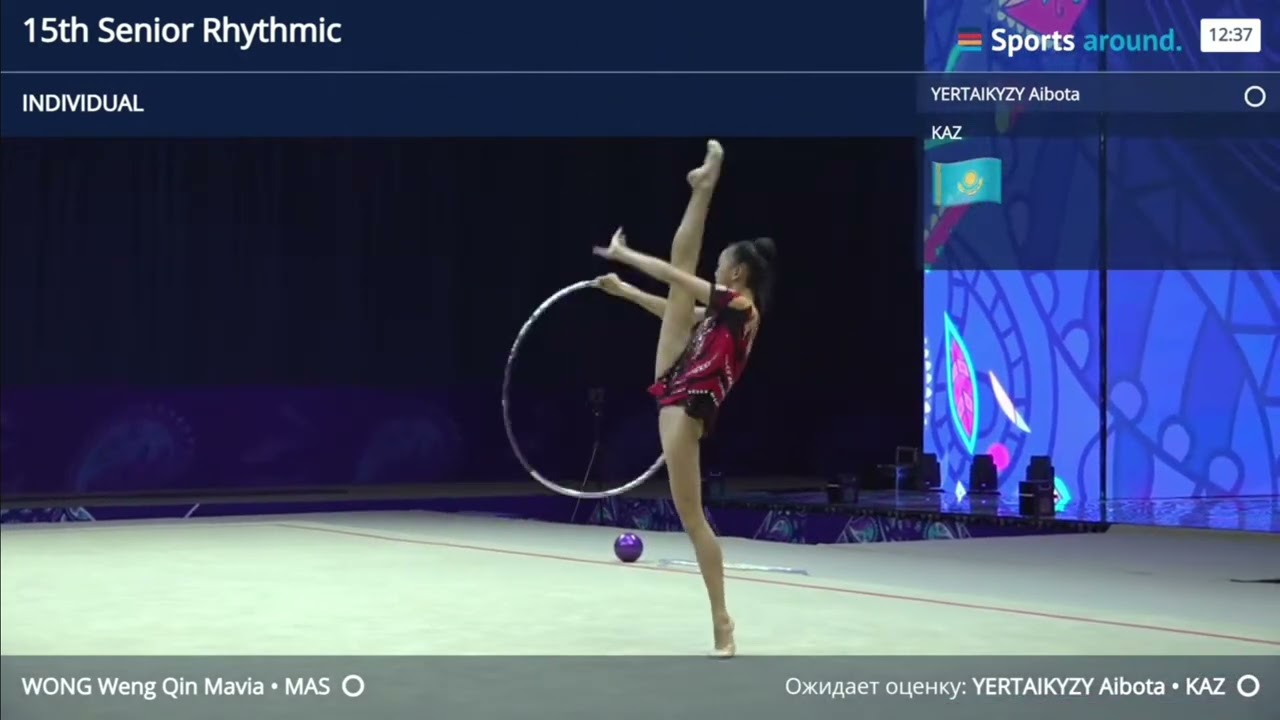 WONG Weng Qin Mavia (MAS) HOOP AA 27,45 - Asian Championship 2024