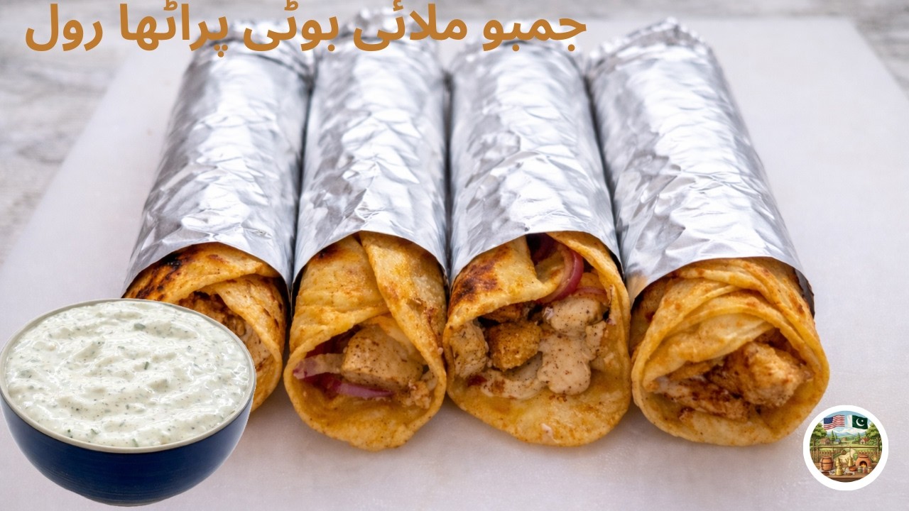 “Charcoal  Paratha Roll | Malai Boti Chicken Ke Saath Ek Shandaar Zaiqa | Ramzan Special