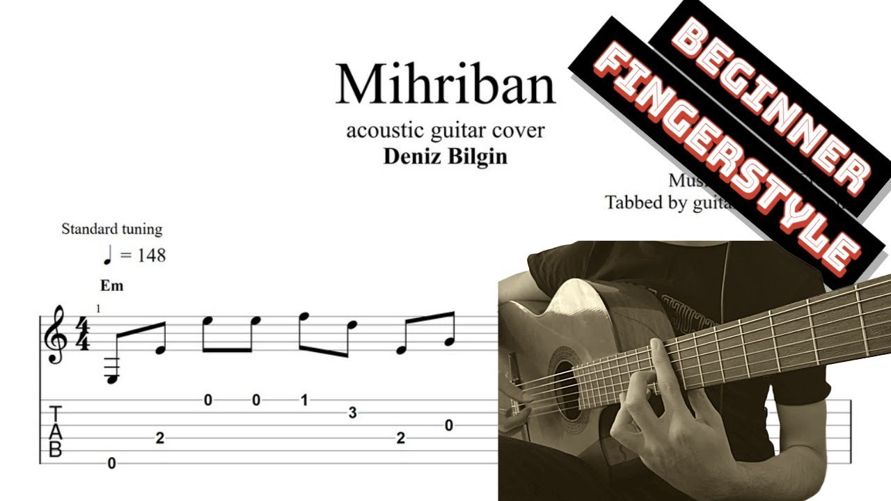 Mihriban TAB fingerstyle (PDF + Guitar Pro)