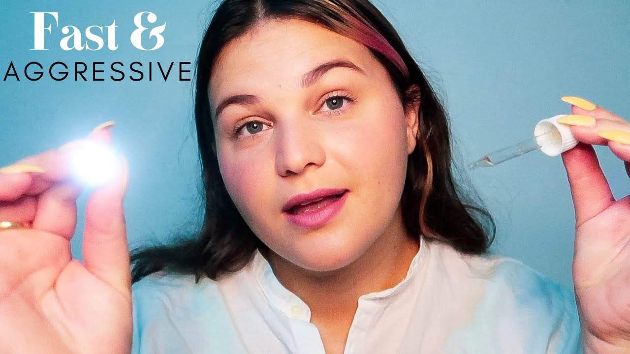 ASMR⎪Roleplay : dermatologue TRÈS SPEED (Fast & Aggressive Asmr)