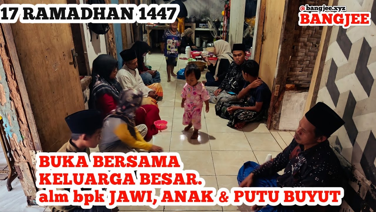 Buka bersama keluarga besar alm bapak jawi 