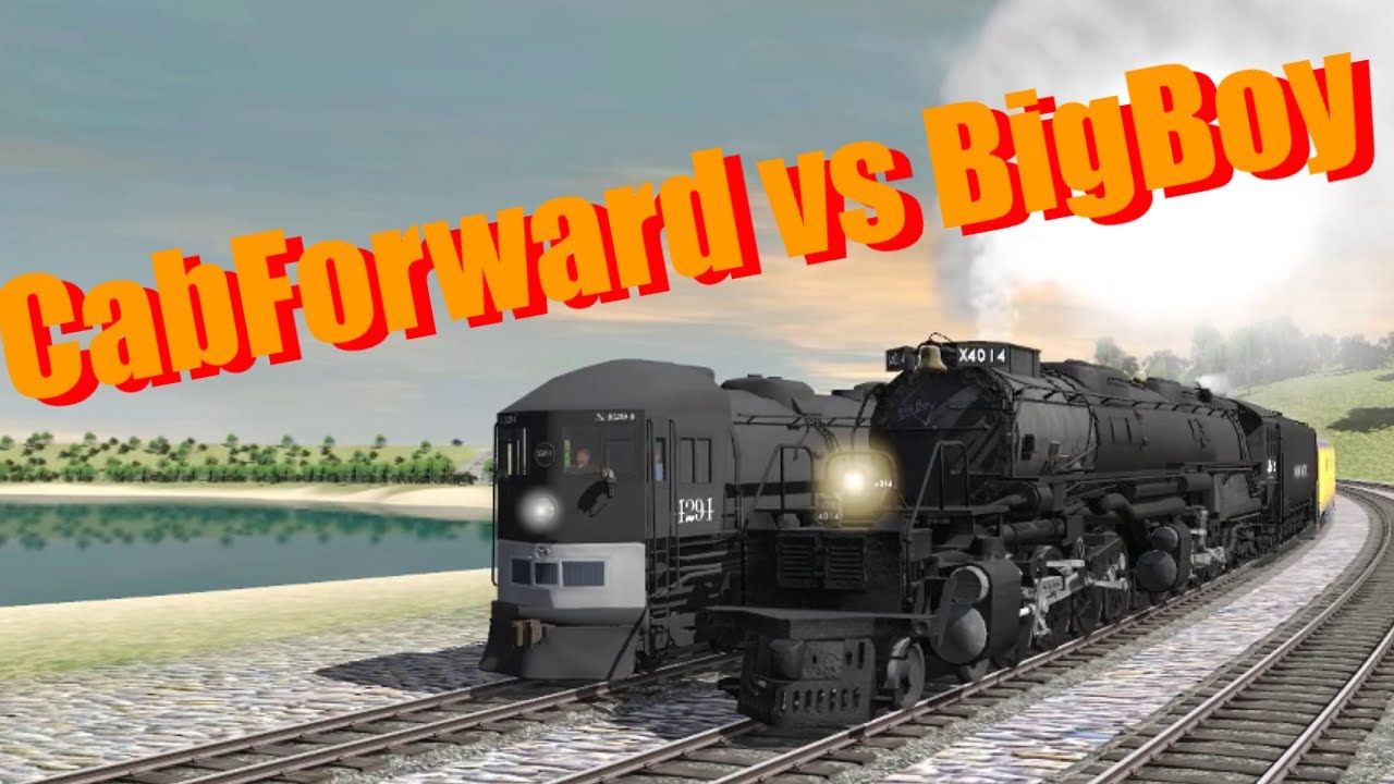 Southern Pacific Cab-Forward vs Union Pacific Big Boy in Trainz 2020