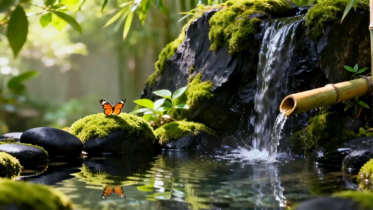 Japanese Spa Music 🍃 Natural Water Sounds for Healing & Stress Relief”