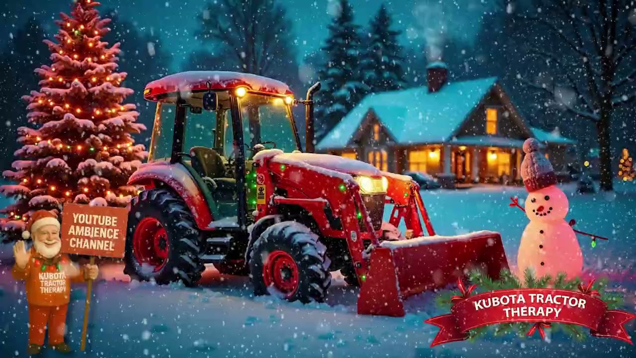 Kubota Christmas Ambience SNOWSTORM ASMR 25