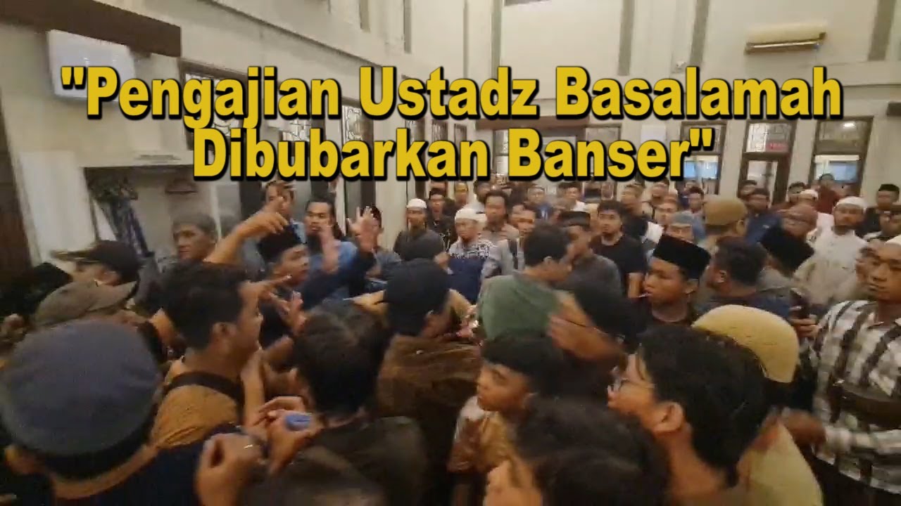 RICUH PENGAJIAN USTADZ BASALAMAH DIBUBARKAN BANSER