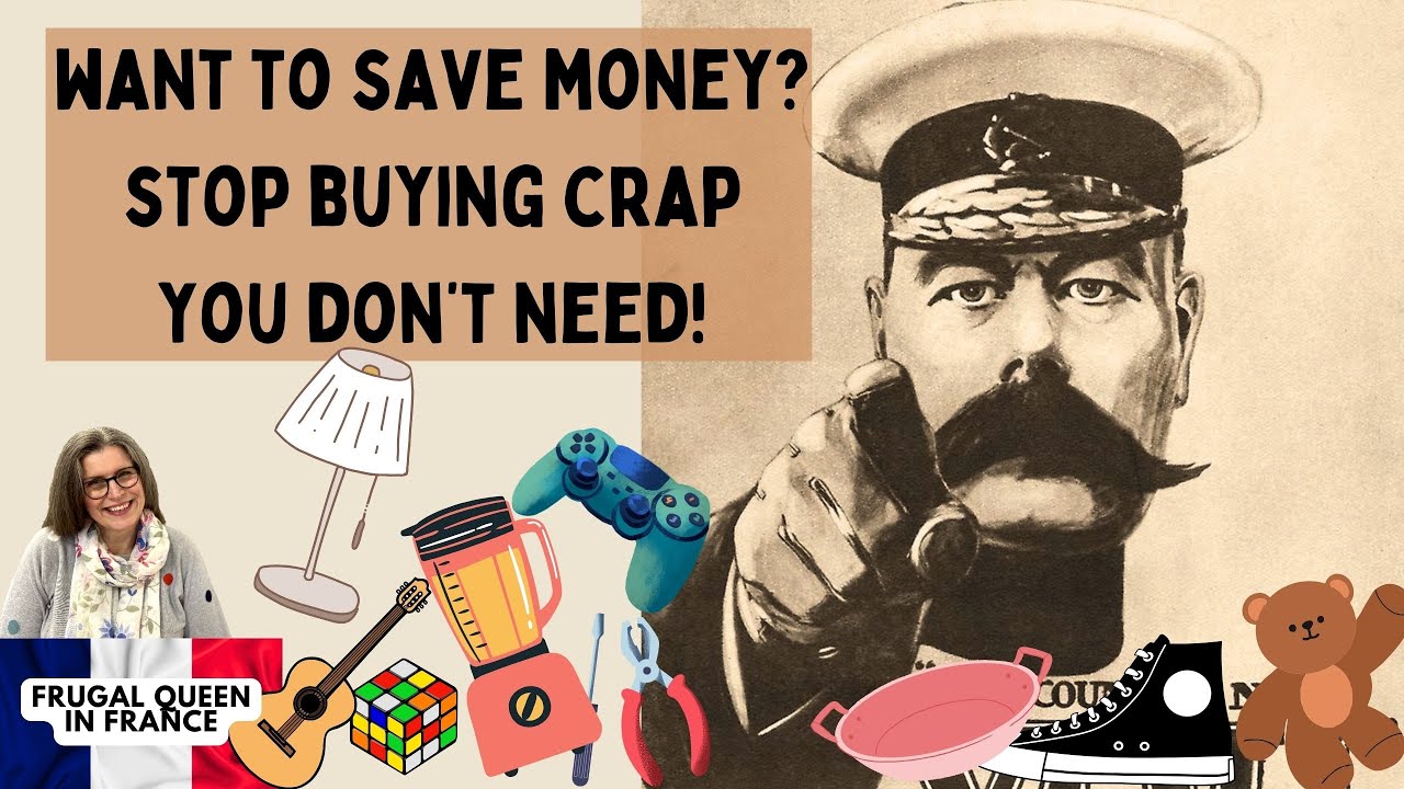 Want to save money? Stop buying crap you don't need! #frugal #shopping #costoflivingcrisis