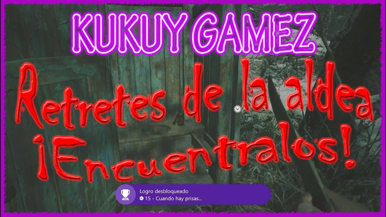 Resident Evil 8 Village Ubicaci&oacute;n Retretes Aldea logro/trofeo 